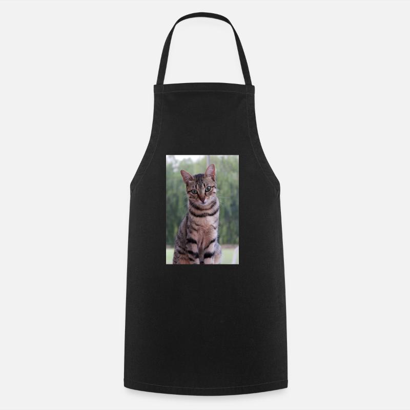 Cat cat sweet kitten - Cooking Apron - black