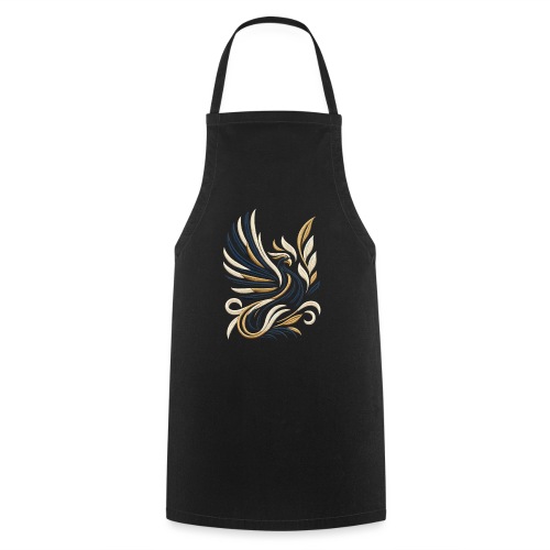 Golden Phoenix Embroidery Tee - Cooking Apron
