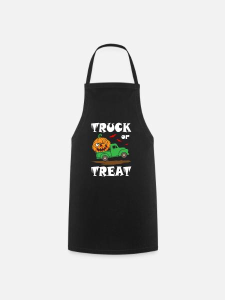 Truck or Treat Halloween - Kochschürze - Schwarz