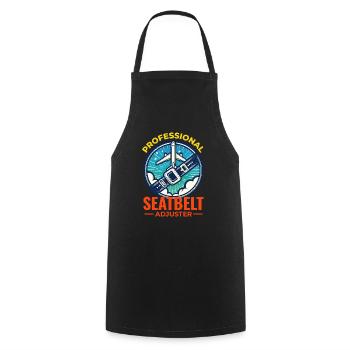 Hôtesse de l’air Hôtesse de l’air - Tablier de cuisine - noir - Devant - AI Model Male 185 dark (185cm)
