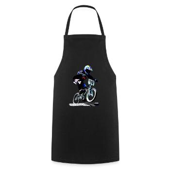 bmx - Kochschürze - Schwarz - Vorne - AI Model Male 185 dark (185cm)