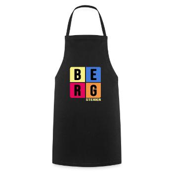 escalade, alpinisme, alpinisme, sommet - Tablier de cuisine - noir - Devant - AI Model Male 185 dark (185cm)