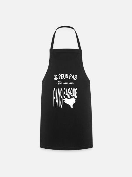 Mode Basque activé - Tablier de cuisine - noir