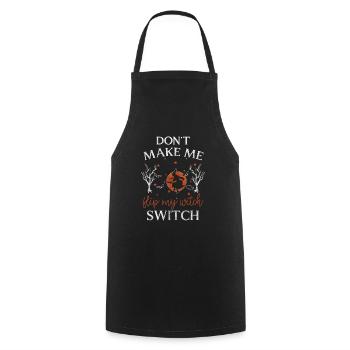 Witch Women Magic Spell - Cooking Apron - black - Front - AI Model Male 185 dark (185cm)