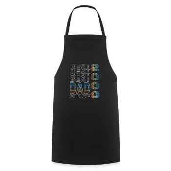 Best dad in the world since 2000 Father's Day - Cooking Apron - black - Front - AI Model Male 185 dark (185cm)