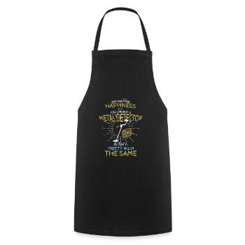 Détecteur de métaux - Tablier de cuisine - noir - Devant - AI Model Male 185 dark (185cm)