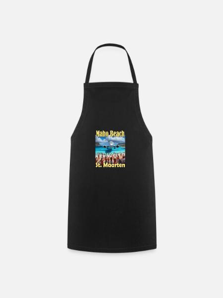 Maho Beach Saint-Martin - Tablier de cuisine - noir