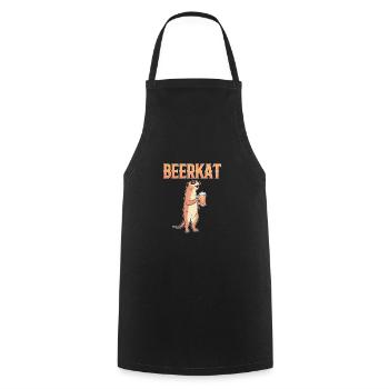 Suricate - Tablier de cuisine - noir - Devant - AI Model Male 185 dark (185cm)