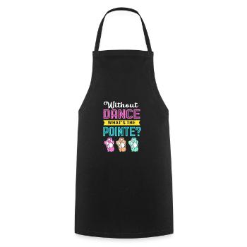 Ballet Ballet Dancer - Cooking Apron - black - Front - AI Model Male 185 dark (185cm)