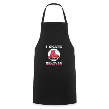 Roller Skating Roller Skates Inline Skates - Cooking Apron - black - Front - AI Model Male 185 dark (185cm)