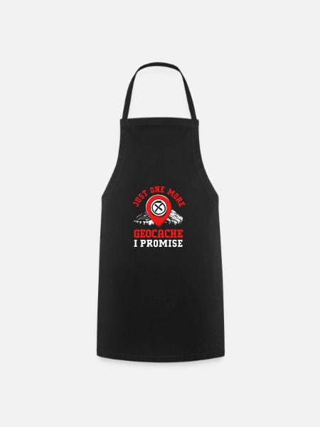 Geocaching Geocache Geocacher - Kochschürze - Schwarz