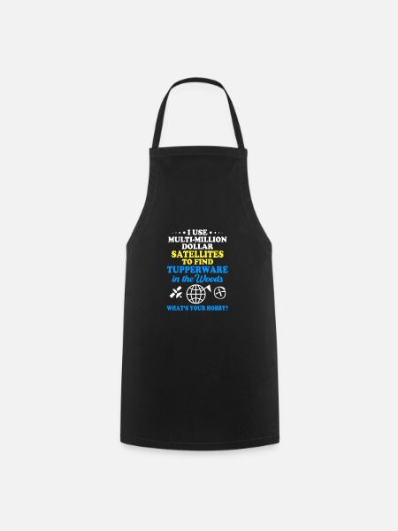 Géocaching Géocache Géocacher - Tablier de cuisine - noir