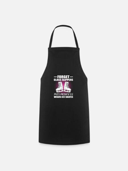 Patinage sur glace Patinage sur glace Patinage sur glace - Tablier de cuisine - noir