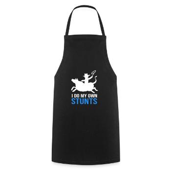 Rodeo - Cooking Apron - black - Front - AI Model Male 185 dark (185cm)