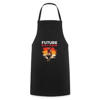 Rodeo - Cooking Apron - black - Front - AI Model Male 185 dark (185cm)