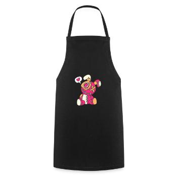 Voodoo - Cooking Apron - black - Front - AI Model Male 185 dark (185cm)