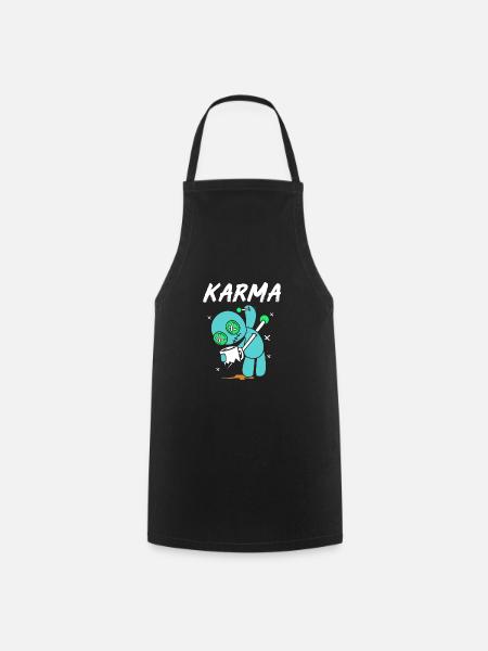 Voodoo Karma - Kochschürze - Schwarz