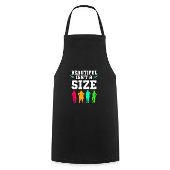 Body Positivity Féminisme féministe Féministe - Tablier de cuisine - noir - Devant - AI Model Male 185 dark (185cm)