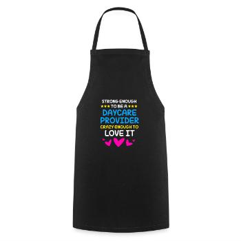Garderie Éducateur Éducateur - Tablier de cuisine - noir - Devant - AI Model Male 185 dark (185cm)