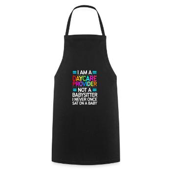 Garderie Éducateur Éducateur - Tablier de cuisine - noir - Devant - AI Model Male 185 dark (185cm)