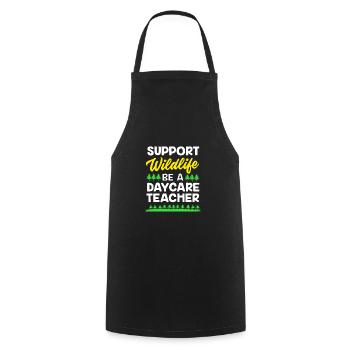Garderie Éducateur Éducateur - Tablier de cuisine - noir - Devant - AI Model Male 185 dark (185cm)