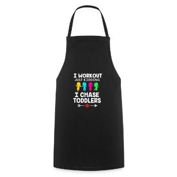 Garderie Éducateur Éducateur - Tablier de cuisine - noir - Devant - AI Model Male 185 dark (185cm)