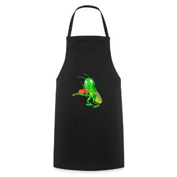 Grasshopper grasshopper - Cooking Apron - black - Front - AI Model Male 185 dark (185cm)