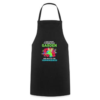 Colibri - Tablier de cuisine - noir - Devant - AI Model Male 185 dark (185cm)
