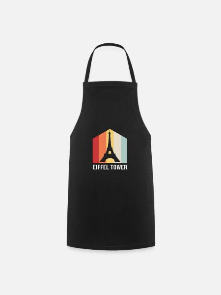 France Tour Eiffel - Tablier de cuisine - noir