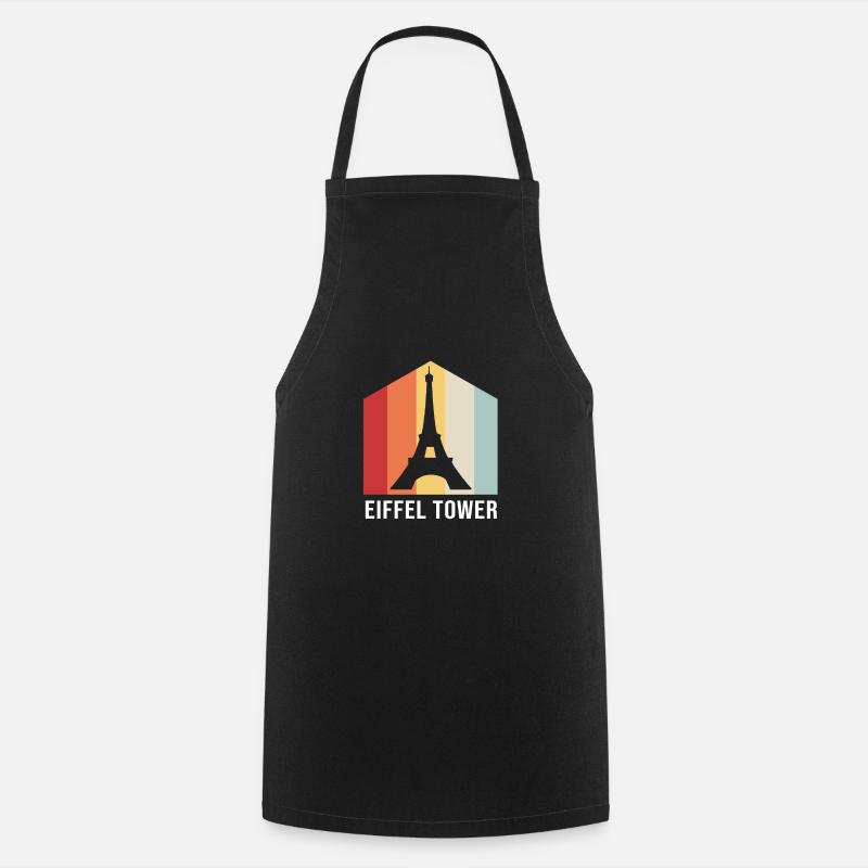 France Tour Eiffel - Tablier de cuisine - noir