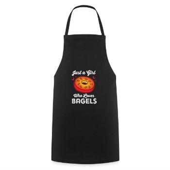 Bagel - Kochschürze - Schwarz - Vorne - AI Model Male 185 dark (185cm)