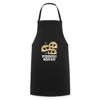 Poland Polish - Cooking Apron - black - Front - AI Model Male 185 dark (185cm)