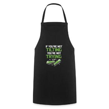Flipper Boîte de flipper - Tablier de cuisine - noir - Devant - AI Model Male 185 dark (185cm)