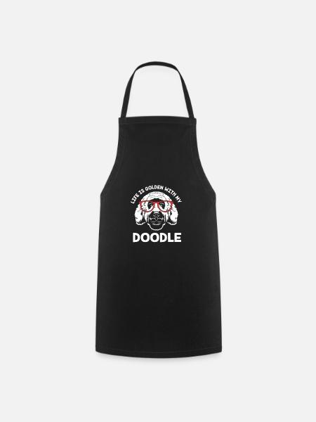 Goldendoodle - Kochschürze - Schwarz