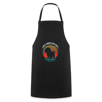 Goldendoodle - Cooking Apron - black - Front - AI Model Male 185 dark (185cm)