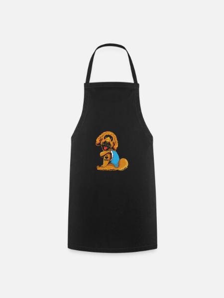 Goldendoodle - Kochschürze - Schwarz