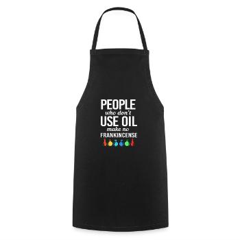 Essential oil - Cooking Apron - black - Front - AI Model Male 185 dark (185cm)