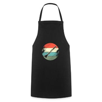 Clarinet - Cooking Apron - black - Front - AI Model Male 185 dark (185cm)