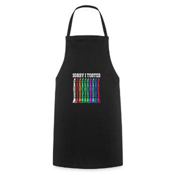 Clarinet - Cooking Apron - black - Front - AI Model Male 185 dark (185cm)