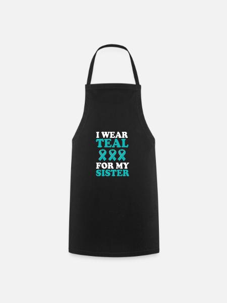 Cancer de l’ovaire Cancer survivant Cancer - Tablier de cuisine - noir