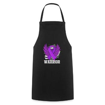 Crohn's disease - Cooking Apron - black - Front - AI Model Male 185 dark (185cm)