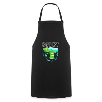 Water pistol - Cooking Apron - black - Front - AI Model Male 185 dark (185cm)