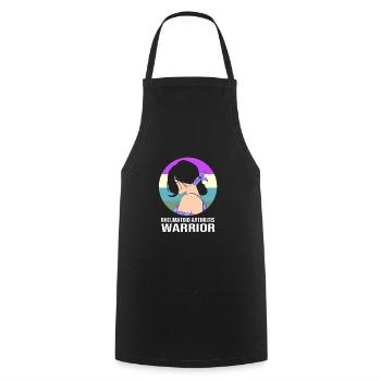 Rheumatism Arthritis - Cooking Apron - black - Front - AI Model Male 185 dark (185cm)