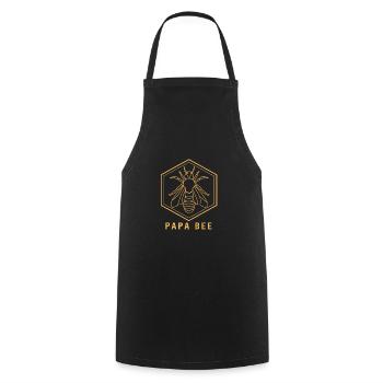Apiculteur - Tablier de cuisine - noir - Devant - AI Model Male 185 dark (185cm)