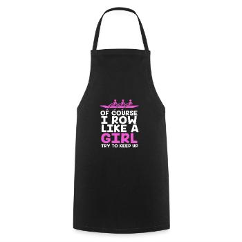 Rowing Team Rowing Rowing Rowing Boat Rowers - Cooking Apron - black - Front - AI Model Male 185 dark (185cm)