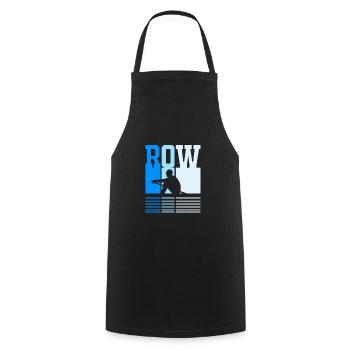 Rowing Team Rowing Rowing Rowing Boat Rowers - Cooking Apron - black - Front - AI Model Male 185 dark (185cm)