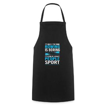 Rowing Team Rowing Rowing Rowing Boat Rowers - Cooking Apron - black - Front - AI Model Male 185 dark (185cm)