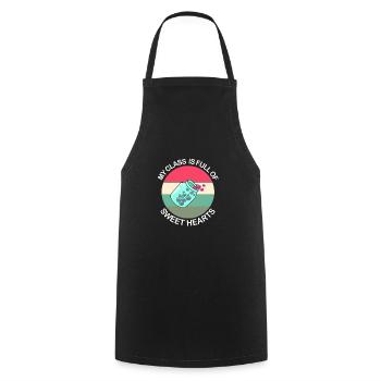 Middle School Teachers - Cooking Apron - black - Front - AI Model Male 185 dark (185cm)