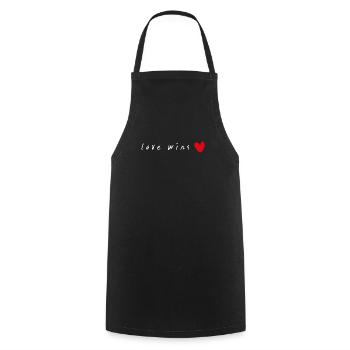 Love wins - Kochschürze - Schwarz - Vorne - AI Model Male 185 dark (185cm)