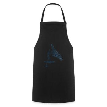 men wingfoil wingsurfen hydrofoil foilwing - Cooking Apron - black - Front - AI Model Male 185 dark (185cm)